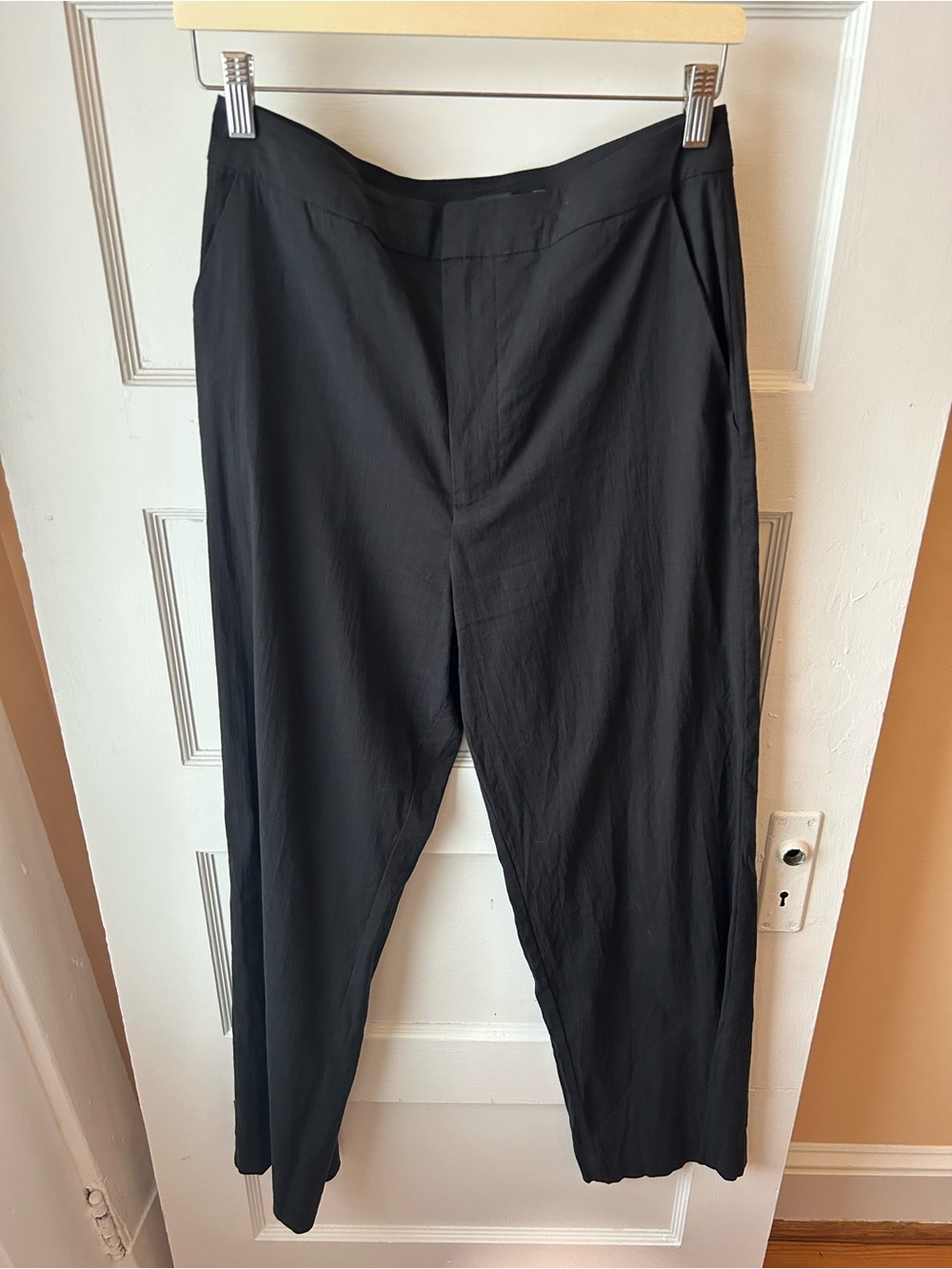 Jenni Kayne Cotton/Linen Blend Black Pants